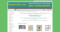 Desktop Screenshot of basteln-deko.com